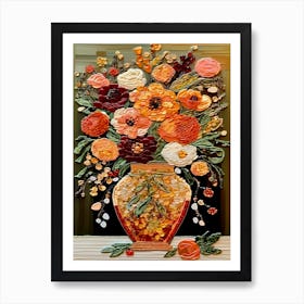 Vase Of Flowers Art Print