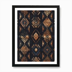 Aztec Pattern 1 Art Print