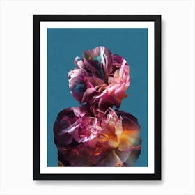 Marilyn Monroe Flower Portrait 2 Art Print