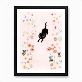 Garden Path Yoga Art Print