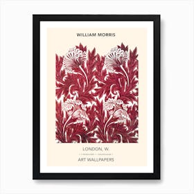 Tulip Chintz Poster, William Morris  Art Print