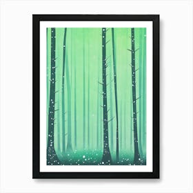 Winter Forest Art Print