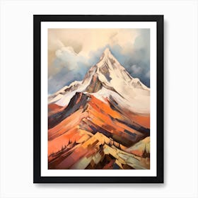 Mount Russell Usa 2 Mountain Painting Art Print