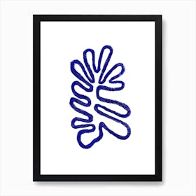 Abstract Greek Leaf Art Print