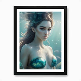 Mermaid-Reimagined 75 Art Print