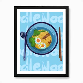 Asian Ramen Art Print