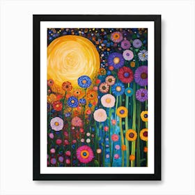 Moon In The Garden Poster