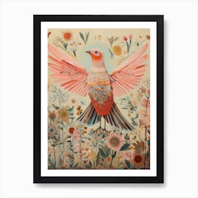 Cuckoo 4 Detailed Bird Painting Art Print