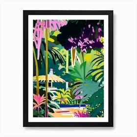 Singapore Botanic Gardens, 1, Singapore Abstract Still Life Art Print