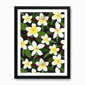 Frangipani Art Print