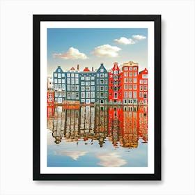 Amsterdam City Scene Art Print