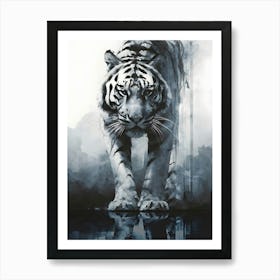 White Tiger 1 Art Print