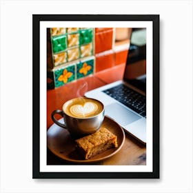 Coffee And Cake Art Print