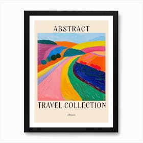 Abstract Travel Collection Poster Ukraine 1 Art Print