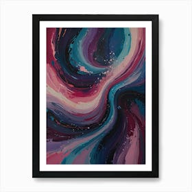 Abstract Swirl Painting Art Print