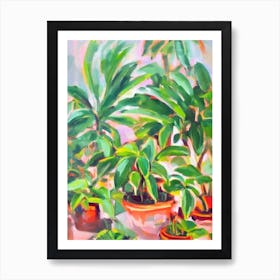 Burle Marx Philodendron Impressionist Painting Art Print