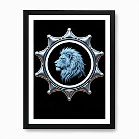 Lion Head Art Print