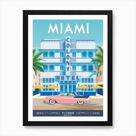 Miami Colony Hotel Florida United States Art Print