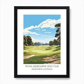 Royal Melbourne Golf Club (West Course)   Melbourne Australia 2 Art Print