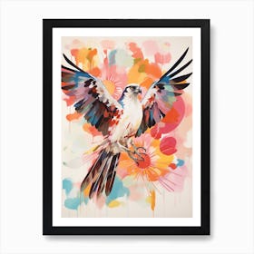 Bird Painting Collage Osprey 1 Poster