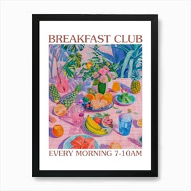 Breakfast Club Veggie Breakfast 1 Art Print