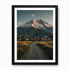 Taupo Lodge Art Print