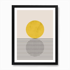 Sun Reflection Art Print