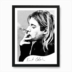 kurt cobain nirvana Art Print