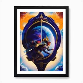 Galaxy Games Art Print