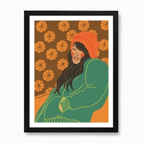 Pumpkin Days Art Print