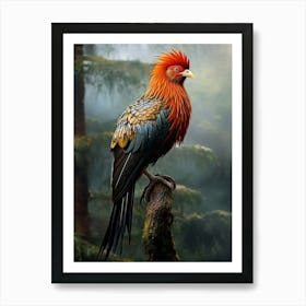 Winged Wonders: Andean Jungle Bird Decor Art Print