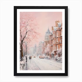 Dreamy Winter Painting London United Kingdom 8 Art Print