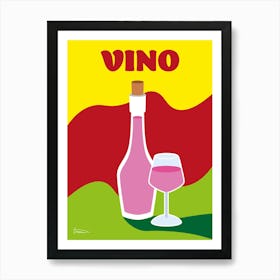 Vino Time Art Print