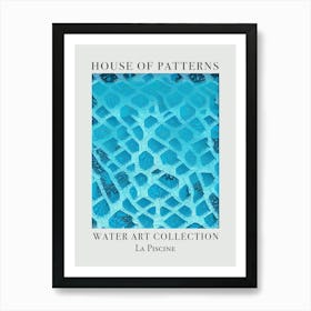House Of Patterns La Piscine Water 19 Art Print