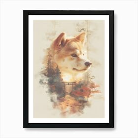 Shiba Inu 7 Art Print