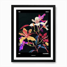 No Rain No Flowers Poster Bougainvillea 4 Art Print