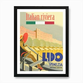 Italian Riviera, Lido In Venice Art Print