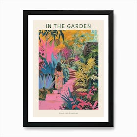 In The Garden Poster Powis Castle Gardens United Kingdom 4 Art Print