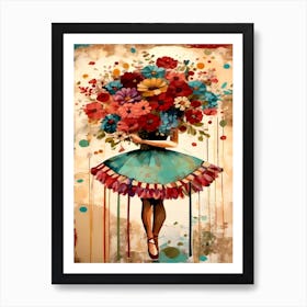 Ballerina taking a Bow 1 Art Print