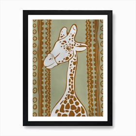 George Giraffe Art Print