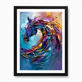 Horse Painting 5 Poster