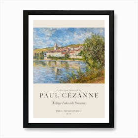 Village Lakeside Dreams Art Print