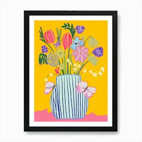 Flowers For My Pretty Art Print