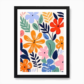 Flowers 14, Matisse style, Floral Art Print