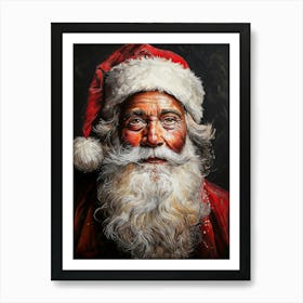 Santa Art Print