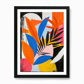 Abstract Leaves 23 Art Print