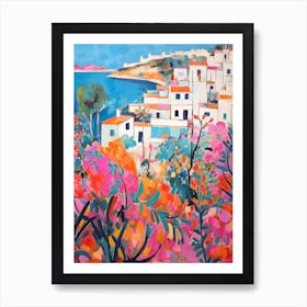 Ibiza Spain 3 Fauvist Painting Art Print