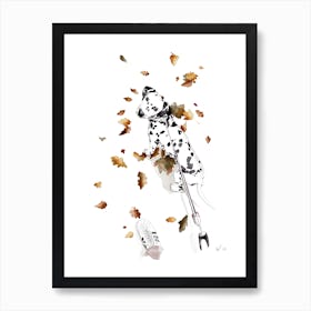 Dalmatian Dog Art Print