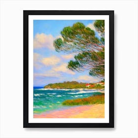 Rainbow Bay Beach Australia Monet Style Art Print