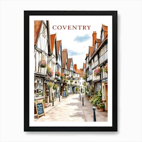 Coventry Retro Vintage Travel V 05 Affiche